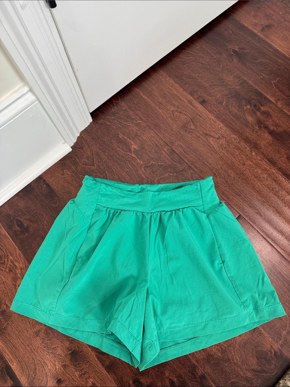 All in Motion Girls Green Shorts Casual Athletic Lounge Leisure, sz Large 10/12